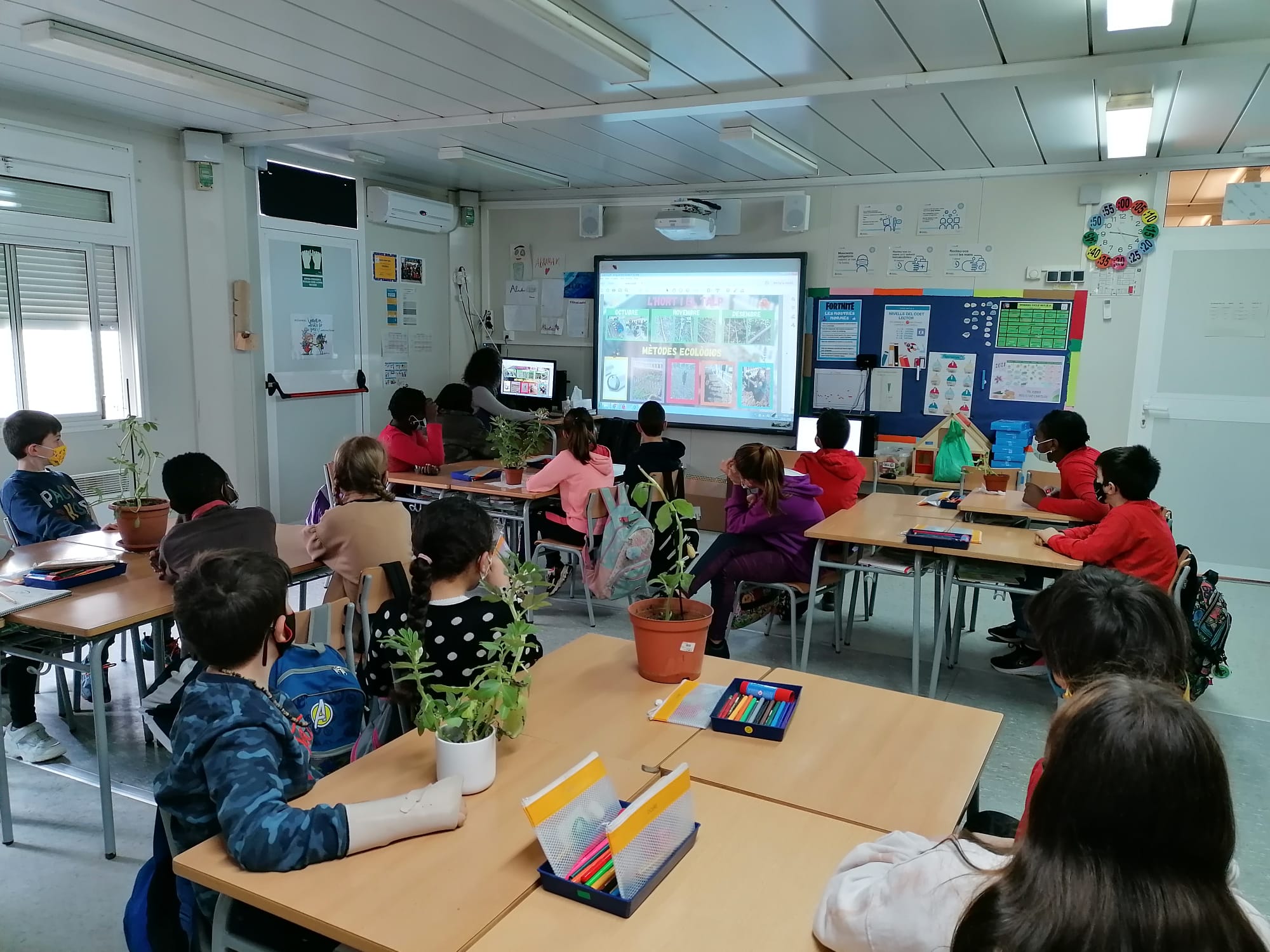 L’hort de primavera de l’escola Mont-roig de Balaguer